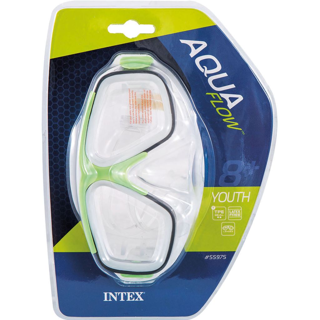 Intex Surf Rider Yüzücü Maskesi (Mavi- Yeşil Renk) 8+ Yaş - Görsel 4