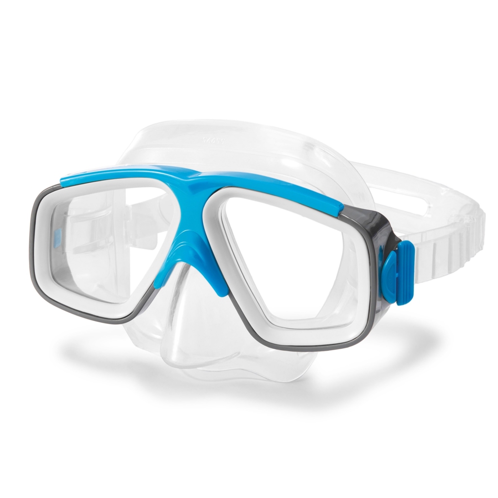 Intex Surf Rider Yüzücü Maskesi (Mavi- Yeşil Renk) 8+ Yaş - Görsel 2