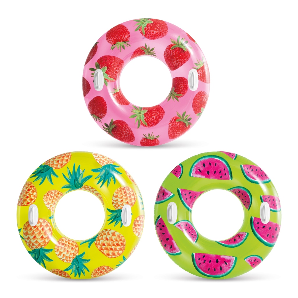 Intex Tropikal Meyve Desenli Simit 107 cm (9+ Yaş)