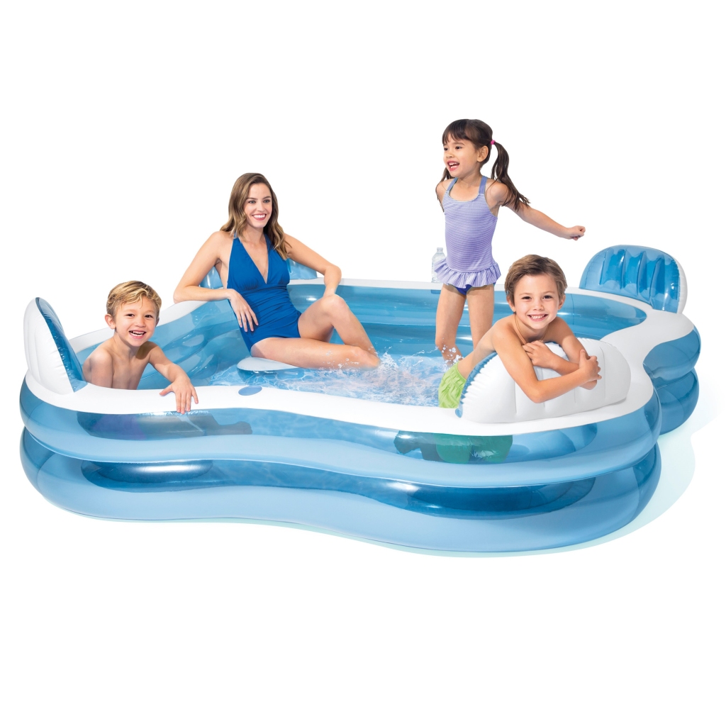Intex Koltuklu Aile Havuzu 229x229x66 cm - Görsel 4