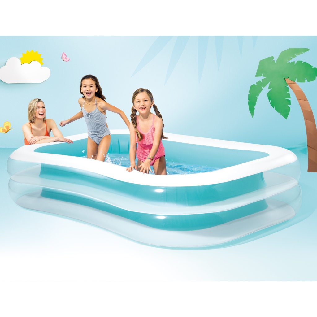 Intex Dış Bölme Şeffaf Aile Havuzu 262x175x56 cm - Görsel 2