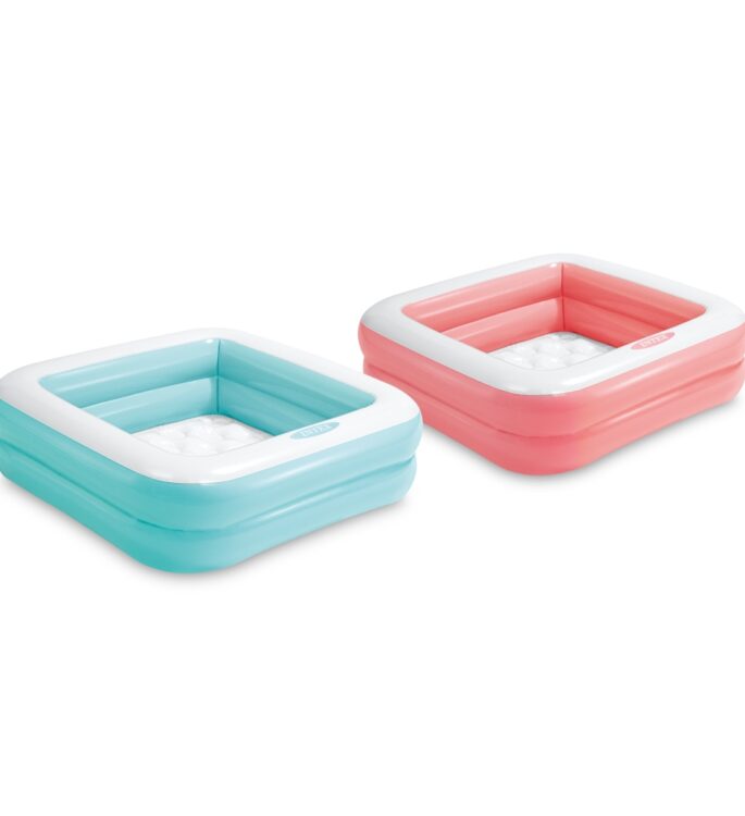 Intex Şişme Taban Mini Kare Havuz 86x86x25 cm