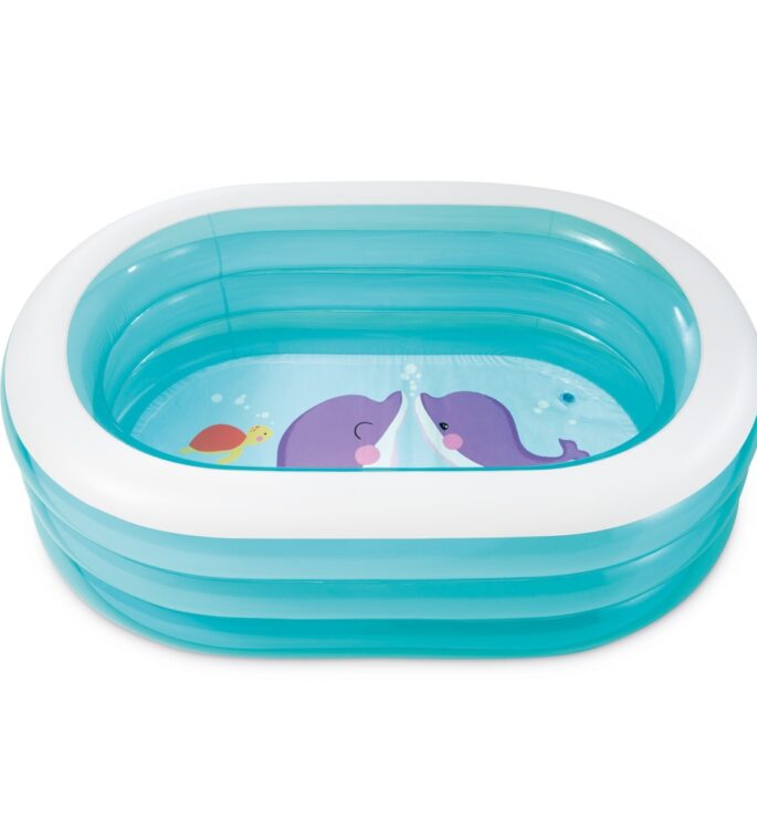 Intex Şeffaf Oval Havuz 163x107x46 cm