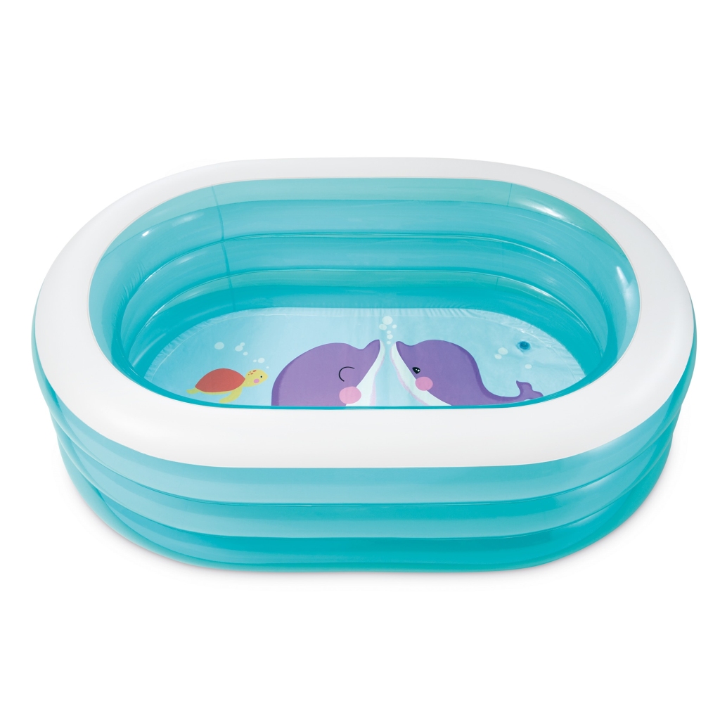 Intex Şeffaf Oval Havuz 163x107x46 cm