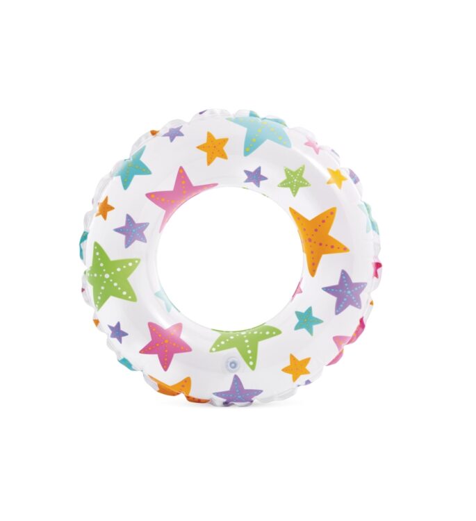 Intex çocuk simit 61 cm baskılı şişme deniz simidi