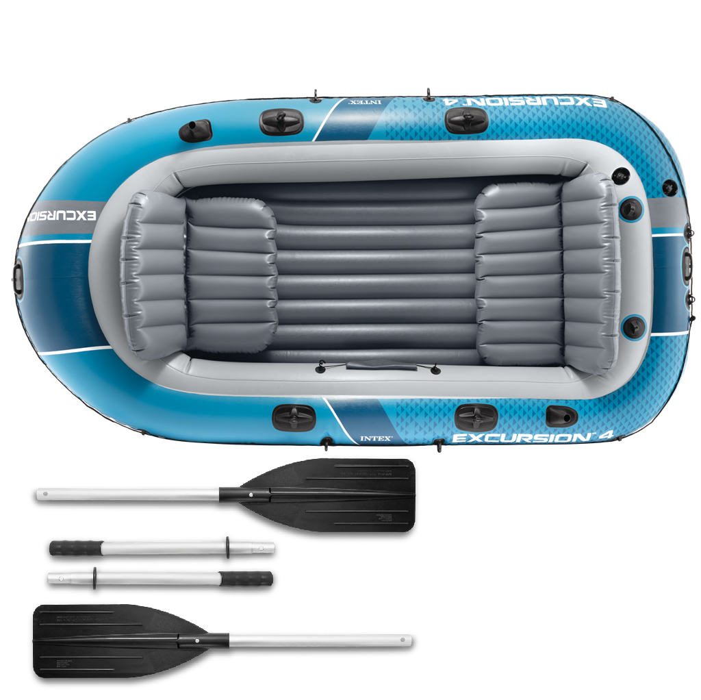 Intex Excursion 4 Şişme Bot Seti 315x165x43 cm – 4 Kişilik Deniz Botu - Görsel 2