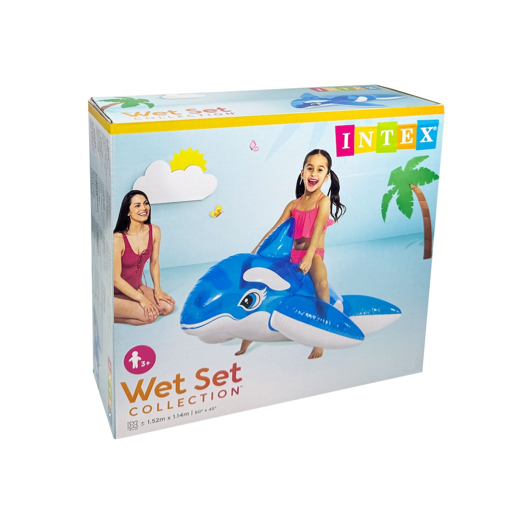 Intex Şeffaf Balina Binici 152x114 cm - Görsel 4