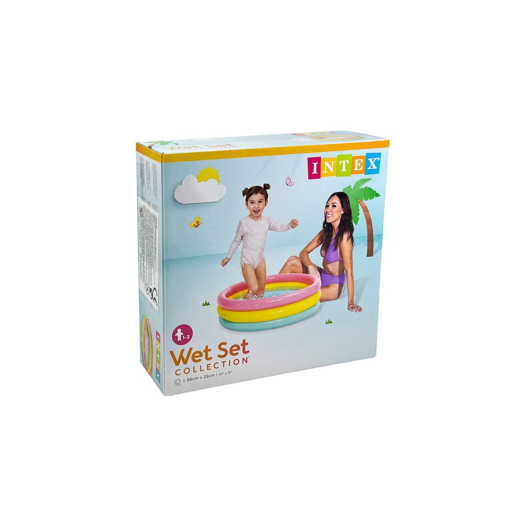 Intex 3 Boğumlu Sunset Bebek Havuzu 86x25 cm - Görsel 3